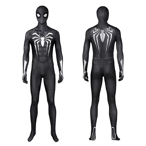 Spider Man Miles Morales Cosplay Costume Jumpsuit Outfits Halloween