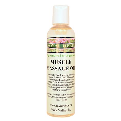 Muscle Blend Massage Oil Royal Herbs
