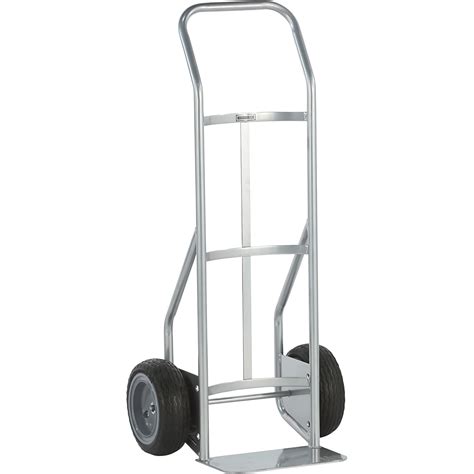 Roughneck Hand Truck With Flat Free Tires — 800 Lb Capacity Steel