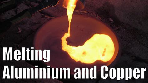 You need a heat resistant container and a heat source. Melting Aluminium and Copper at Home - YouTube