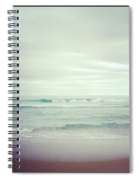 Cloudy Day At The Beach Spiral Notebook By Jodie Griggs
