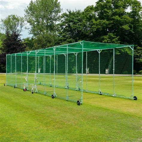 Concertina Mobile Cricket Cage Net World Sports