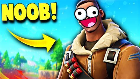 Being A Noob On Fortnite Fortnite Battle Royale Funny Moments