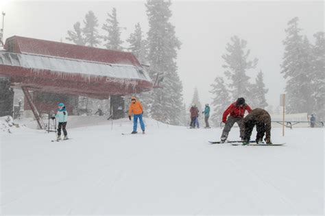 Lake Tahoe Snow Storms Dump Nearly Foot Of Snow