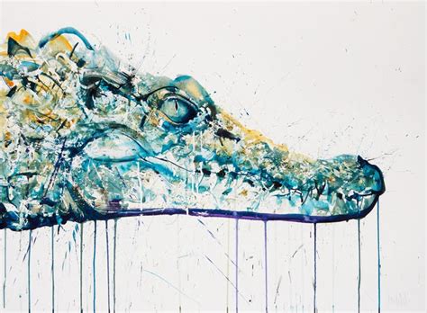 Simply Creative Dripping And Splattering Animal Paintings By Dave White
