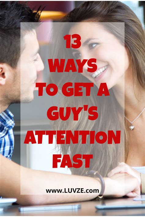 13 Ways On How To Get A Guys Attention Quickly