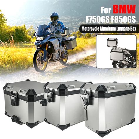 Alforjas De Aluminio Para Equipaje De Motocicleta Caja Superior De