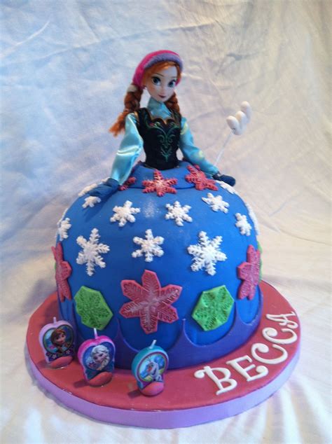 Frozen Anna Cake