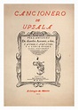 CANCIONERO DE UPSALA. VENETIS. Libro en papel. 9789681209902 Librería ...