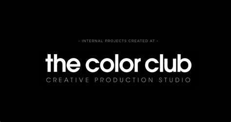 The Color Club Reuben Houfe Motion Graphics Interface And Multimedia