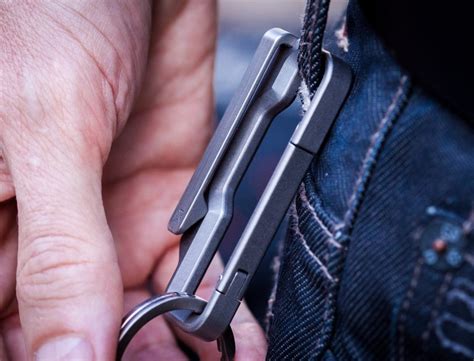 This Titanium Carabiner Clip For Your Keys And Edc Will Last Multiple