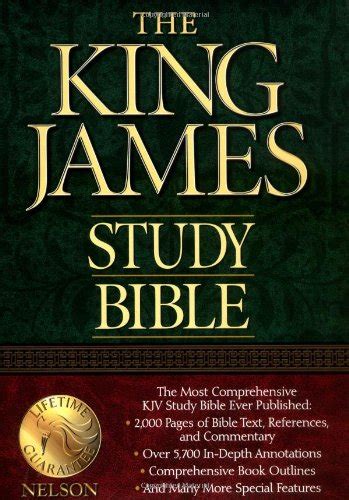 9780785201687 Holy Bible King James Version Study Bible Burgundy