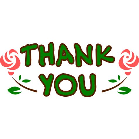 Thank You Decoration Free Svg