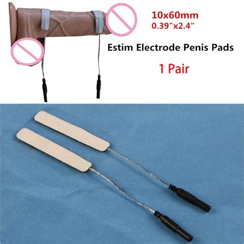 Electrode Sex Penis Pads Men Electro Shock Sex Toys Electrosex Gear
