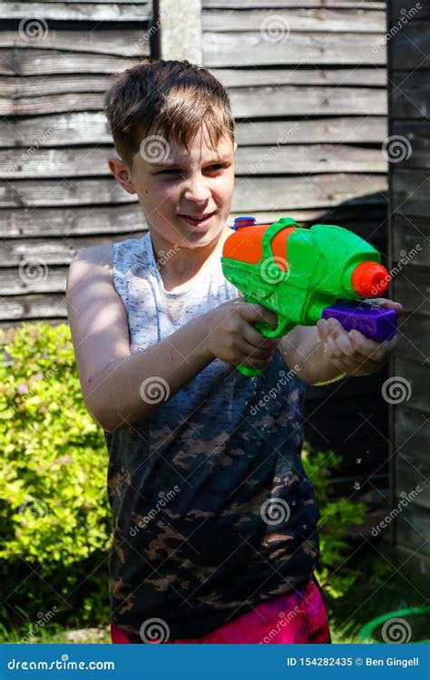 Summer Water Fun Stock Image Image Of Outside Garden 154282435