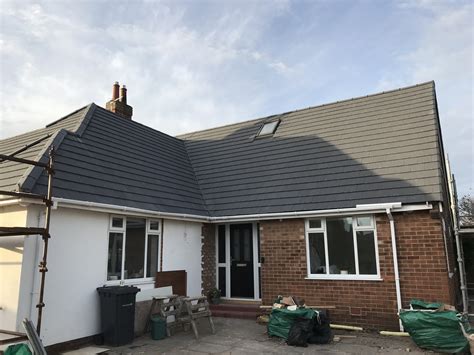 Grey Slate Roof Southport M And J Roofing