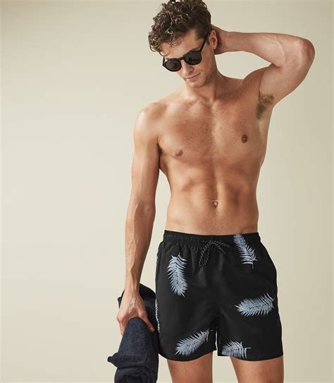 Fimi Floral Printed Swim Shorts Reiss Mens Clothing Styles Swim