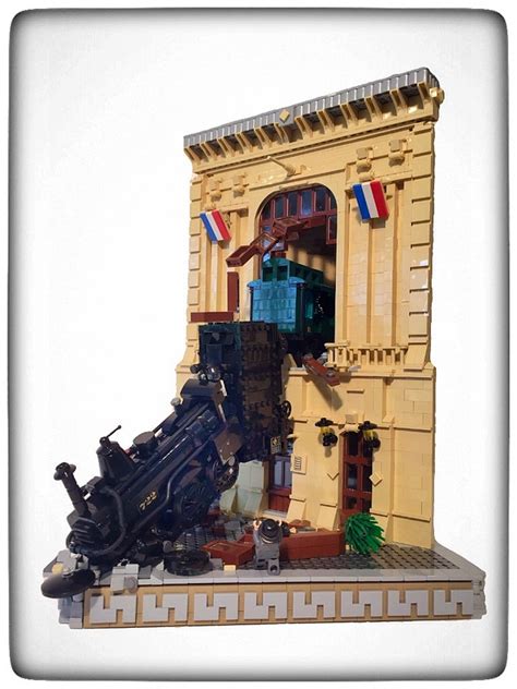 At the gare montparnasse, one of this city's cavernous railroad terminals, as we squeezed nine family members and their luggage into three taxis, we had somehow left one bag at the taxi stand. Famous derailment recreated in LEGO bricks | The Brothers ...