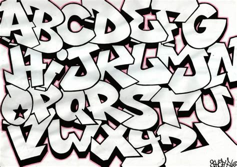 Graffiti Alphabet Bubble Letters Graffiti Lettering Graffiti