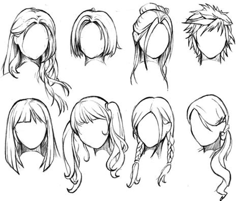 How To Draw Bangs Easy