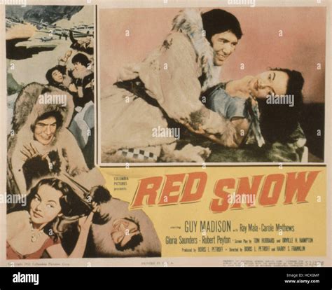 Red Snow Us Poster Top From Left Ray Mala Aka Mala Gloria