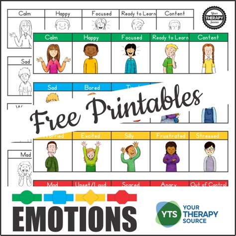 Check out some of our best activities and ideas here! Emotional Regulation Free Printables - Your Therapy Source