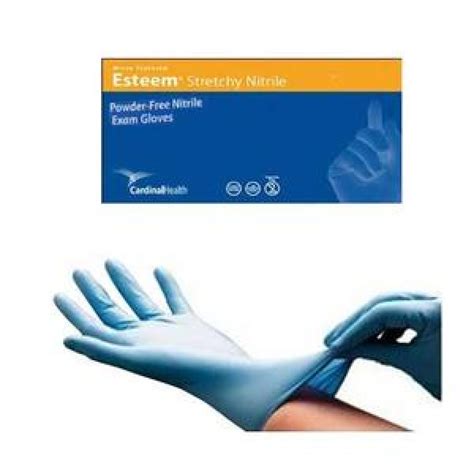 Cardinalhealth Esteem Stretchy Nitrile Exam Gloves Powder Free Nonsterile