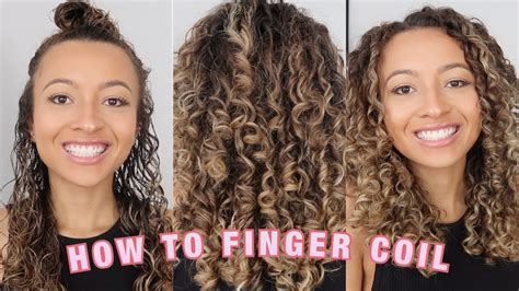 How To Finger Coil Curly Hair In Depth Tutorial 3a Youtube