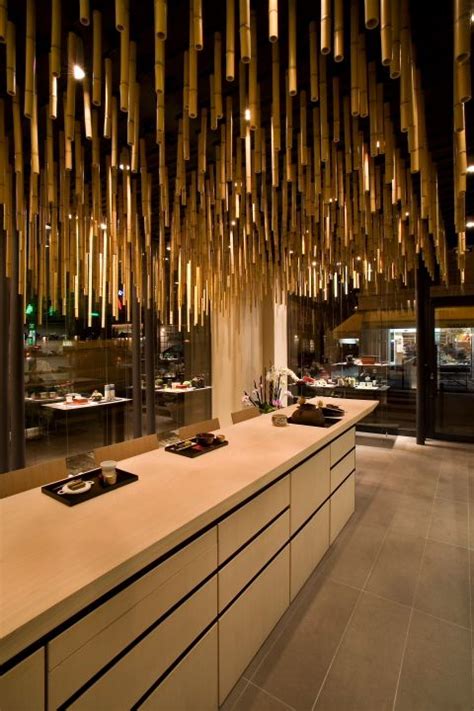 Creative work can be seen in every it will be very well suited to the rustic interior, to the rustic kitchen or kitchenette. Jugetsudo Tea Shop, Paris by Kengo Kuma | Bamboo decor ...