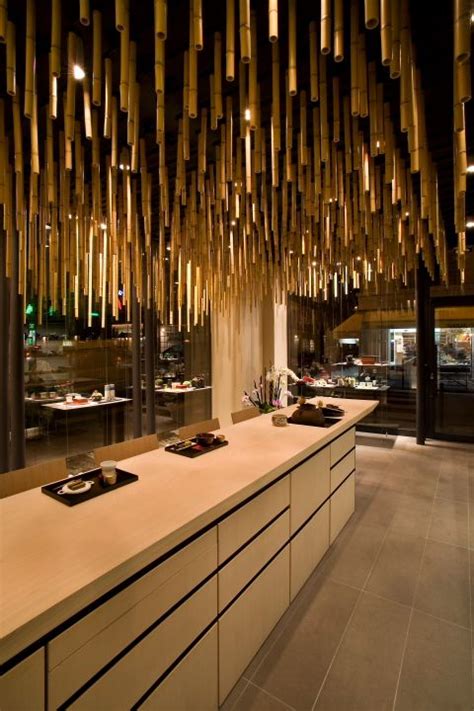 Simply pull a cord on the side to raise and lower simply drill straight through the header bar and attach it to your wall with long screws instead. Jugetsudo Tea Shop, Paris by Kengo Kuma | Bamboo decor ...