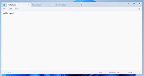 Notepad With Tabs Is Now Available To Windows 11 Insiders