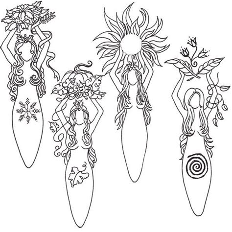 pagan gods and goddesses coloring pages sketch coloring page