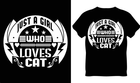 Cat Lover T Shirt Design 22524666 Vector Art At Vecteezy