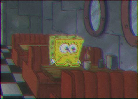 Depressed Trippy Aesthetic Spongebob Background Largest