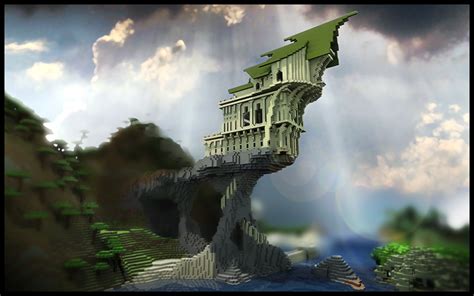 How To Make A Minecraft Cliff House Minecraft Cliff H