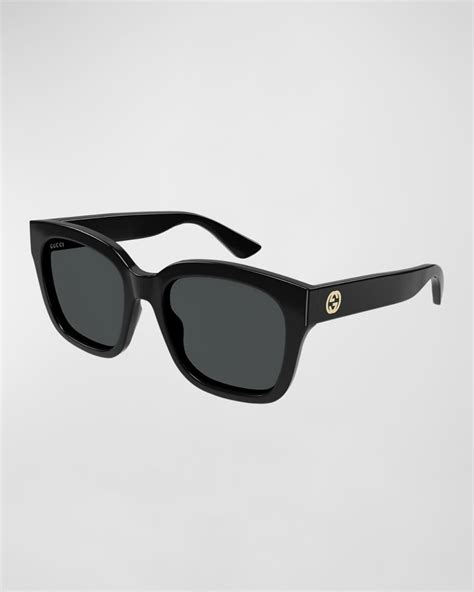 Gucci Interlocking Gg Acetate Cat Eye Sunglasses Neiman Marcus