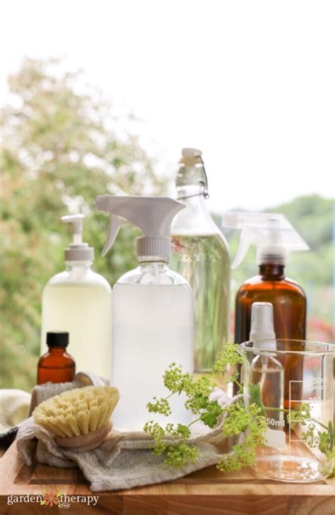9 Diy Natural Cleaning Products For A Greener Home Garden Therapy