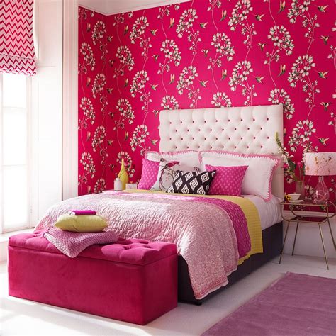 Wallpaper Pink Bedroom Decor Hot Pink Bedrooms Pink Bedrooms