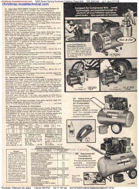 1983 Sears Spring Summer Catalog Page 849 Catalogs And Wishbooks