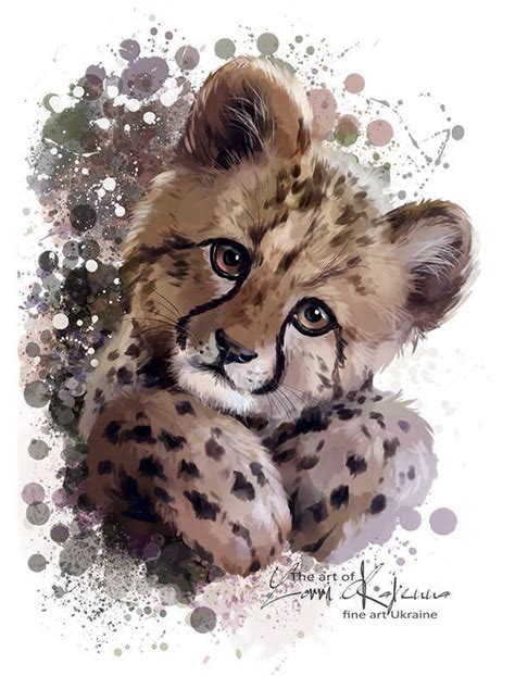 Baby Cheetah Drawing Easy How To Draw A Cheetah 13 Steps With