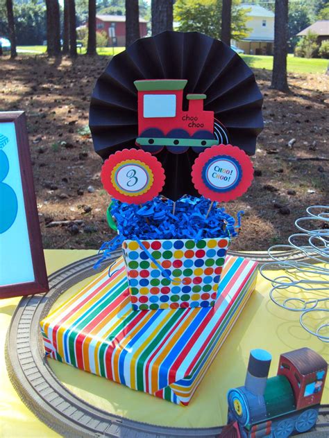 Trains Birthday Party Ideas Photo 1 Of 32 Catch My Party