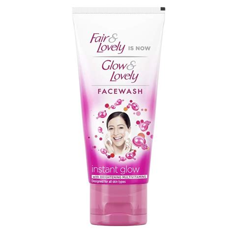 Fair And Lovely Instant Glow Face Wash For Skin Care Packaging Size