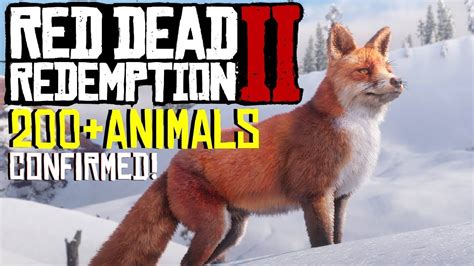 Red Dead Redemption 2 - OVER 200 ANIMALS CONFIRMED & WILDLIFE BREAKDOWN