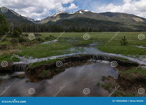 Kawuneeche Valley Rocky Mountain National Park Stock Photo Image Of