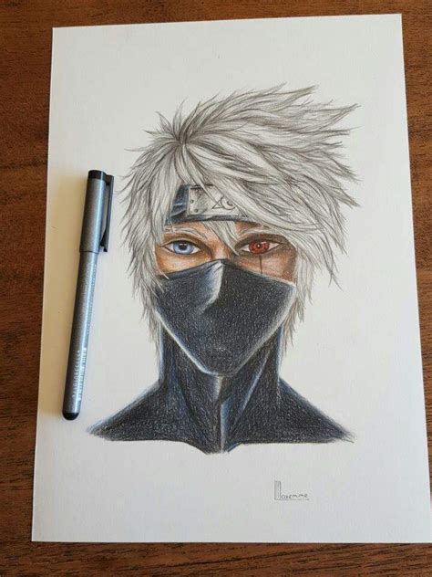 Kakashi Realistic Drawing