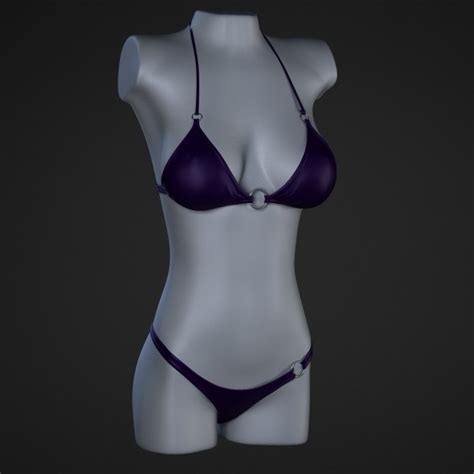 3D Bikini Models TurboSquid