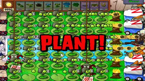 Plants Vs Zombies Hack Gatling Pea Youtube