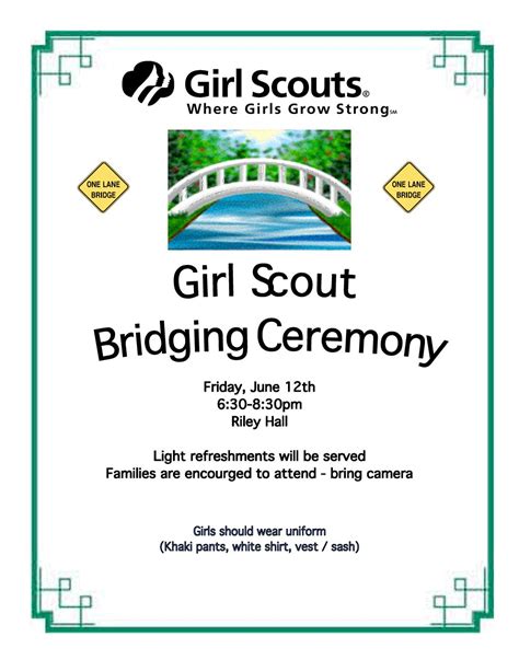 How To Plan A Girl Scout Bridging Ceremony Girl Scout