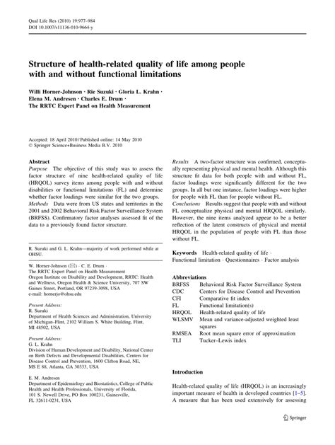 pdf structure of health related quality of life among free download nude photo gallery