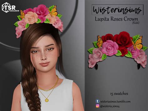The Sims Resource Lupita Roses Crown Kids